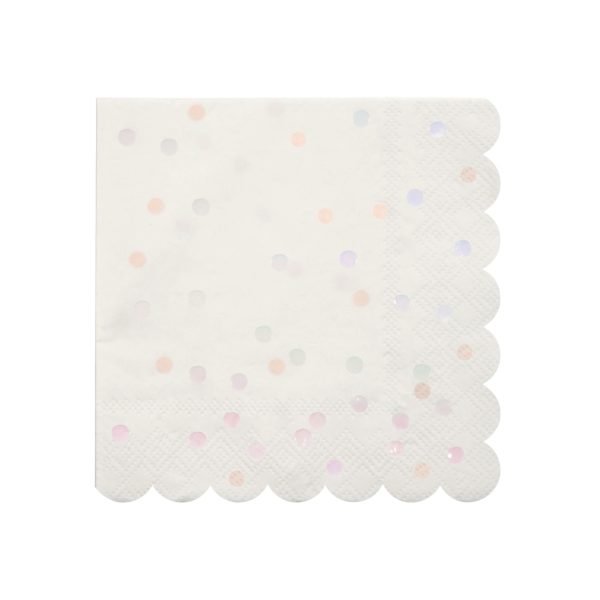 Servilletas Iridescent Dots