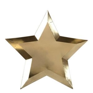 Platos Dorados de Estrella
