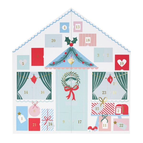 Santa´s Cabin Sticker Advent Calendar