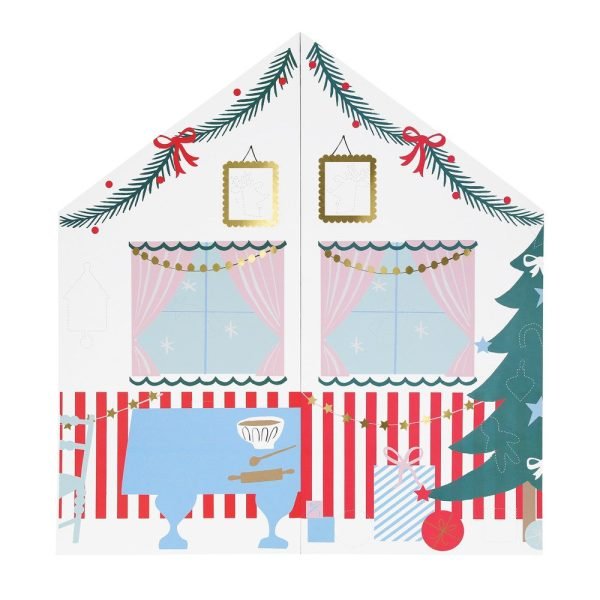 Santa´s Cabin Sticker Advent Calendar - Imagen 4