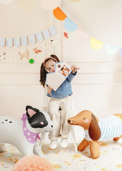STANDING FOIL BALLOON BULLDOG - Imagen 2