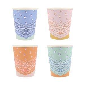 WESTERN BANDANA CUPS
