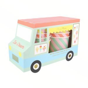 ICE CREAM CUPS & SPOONS