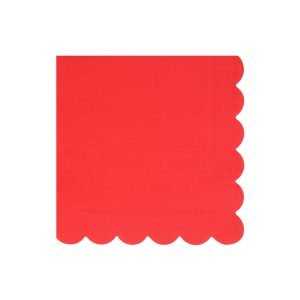 BERRY RED LARGE NAPKINS