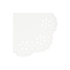 BRODERIE ANGLAISE LACE WHITE LARGE NAPKINS