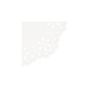 BRODERIE ANGLAISE LACE WHITE SMALL NAPKINS