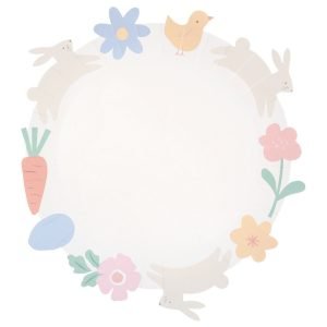 EASTER ICONS EDGED DINNER PLATES
