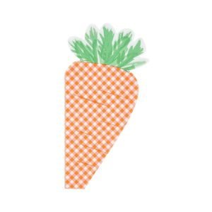 GINGHAM CARROT NAPKINS