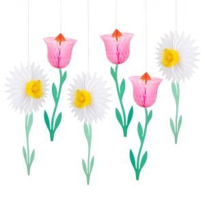 HONEYCOMB FLOWER DECORATIONS