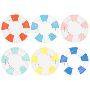 POOL FLOAT DINNER PLATES