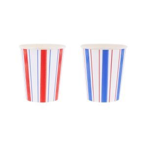 NAUTICAL STRIPED CUPS