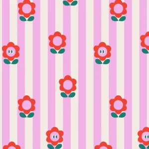 Flowers · poppy red Gift wrapping paper