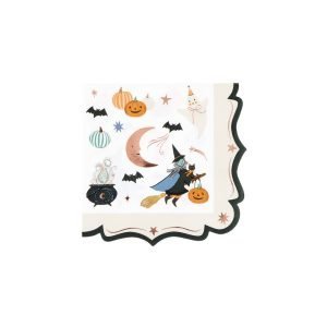 ORNATE EDGE HALLOWEEN SMALL NAPKINS