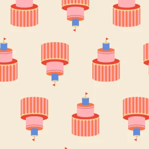 Party cake gift wrapping