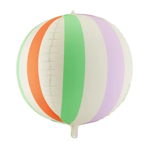 Foil balloon Striped Ball, 75 cm